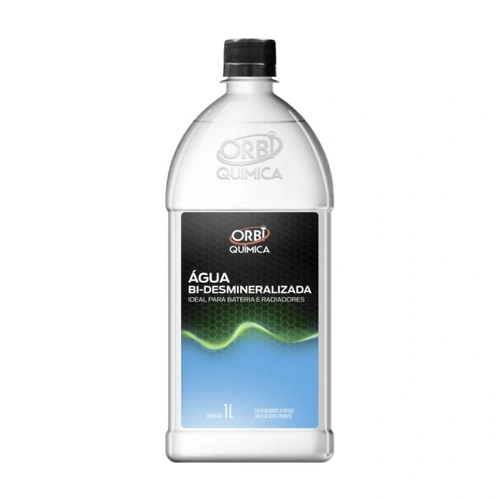 Agua Bi-desmineralizada Orbi Quimica Para Baterias e Radiadores - 1l