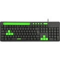 Teclado Gamer Multilaser Usb Com Suporte de Smartphone Verde - TC265