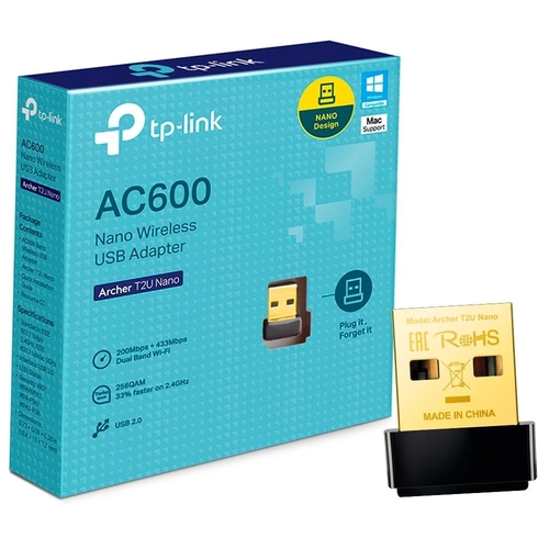Wireless Adaptador USB TP-LINK Archer T2U Nano AC600 Dual Band