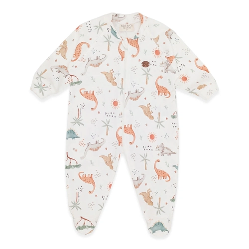 Macacão Manga Longa Estampado com Ziper Suedine Masculino – Dino