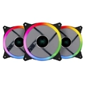 Kit Cooler Fan Gamer para Gabinete Vinik 120mm Led Fixo 5 Cores - Fhalox3