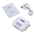 Adaptador Mini Conversor Hdmi P/ Rca Ref. Es-04 Fy-00663