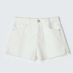 Shorts em Sarja Colorida Branco Hering - Feminino