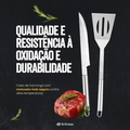 Kit Churrasco 10 Peças Aço Inox com Estojo de Transporte Grillrelax