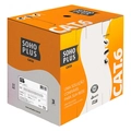 Cabo Lan U/utp 24awg x 4 Pares Cat.6 Cmx Caixa C/ 305 Metros Vermelho 100% Cobre 23400207