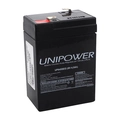 Bateria Unipower Up645seg 6v 4.5ah Para Seguranca/ Nobreak