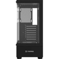 GABINETE MID-TOWER FORTREK CRYSTAL PRETO – LATERAL EM VIDRO / ATX / MICRO-ATX / MINI-ITX