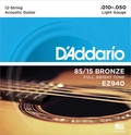 Encordoamento Violao Aco Ez940 010-.050