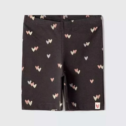 Bermuda Ciclista Estampa Corações Hering - Feminina