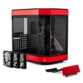 Gabinete Gamer Hyte Y60, mid Tower, 3x fans (3x120mm), Black/Red - CS-HYTE-Y60-BR