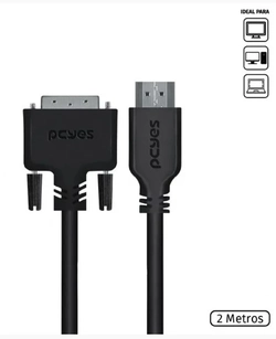 CABO DVI-D PARA HDMI 2.0 2M PDHM20-2