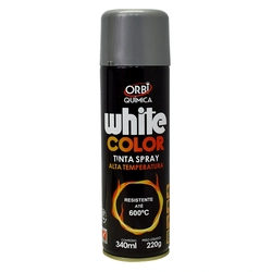 Orbi Spray Tinta Alta Temperat Aluminio 340ml/ 220g