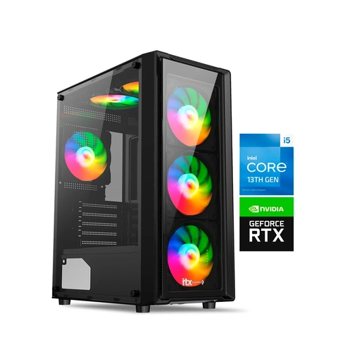 PC Gamer Intel Core I5 13400F, RTX 4060, 16GB Ram, SSD M.2 NVMe 512GB, Gabinete Gamer