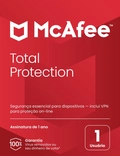 Total Protection Mcafee 1 Dispositivo 1 Ano Esd - Mtp0alnr1
