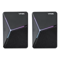 Caixa de Som Gamer Vinik Star 6w 2.0 Led Rainbow - Vspkg6wst
