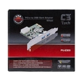Placa C3TECH PCI-E para USB C/2 Portas USB3.0 - PU-2301