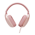Headset Logitech Zone Vibe 100 Rosé Sem Fio - 981-001223