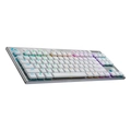 Teclado Gamer Logitech G915 x Tkl Branco Sem Fio - 920-012732