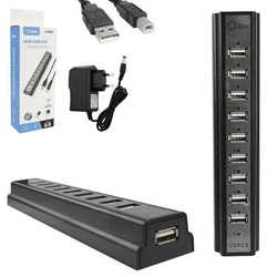 Hub Usb Lotus LT-H013 USB 2.0 10 Portas - HUB0005LT