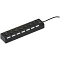 Hub Usb Vinik 2.0 7 Portas com Cabo e Led Indicador - Huv-40