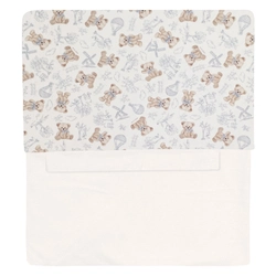 Jogo de Lençol de Berço Suedine Masculino – Urso Provençal