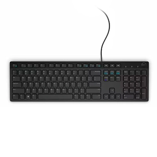 Teclado Dell Kb216 Csg Multimídia Com Fio Preto - 580-adin