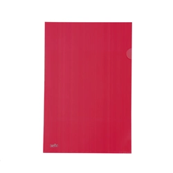 Pasta L Ofício Vermelho Pacote c/10 Unidades DelloPlast