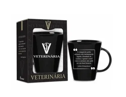 Caneca de Cerâmica Curso Veterinária 280ml - BRASFOOT