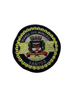 Logo bordada colorido- GCM Santos