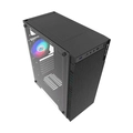 Gabinete Gamer Bluecase BG030 Lateral de Vidro Preto  BG030GCASE