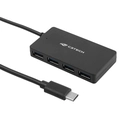Hub C3Tech Usb-C Tipo-C 4 Portas Usb 3.0 HU-C310BK