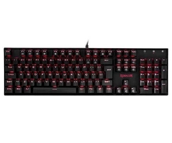 Teclado Mecânico Gamer Redragon Mitra Single Color Switch Black - K551-1 Pt-Black
