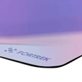 Mousepad Com Infusão De Vidro Fortrek Quickglass Pro Branco