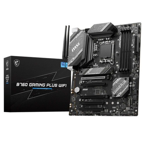 Placa Mãe LGA 1700 B760 Gaming Plus Wi-Fi DDR5 MSI - 911-7D98-007