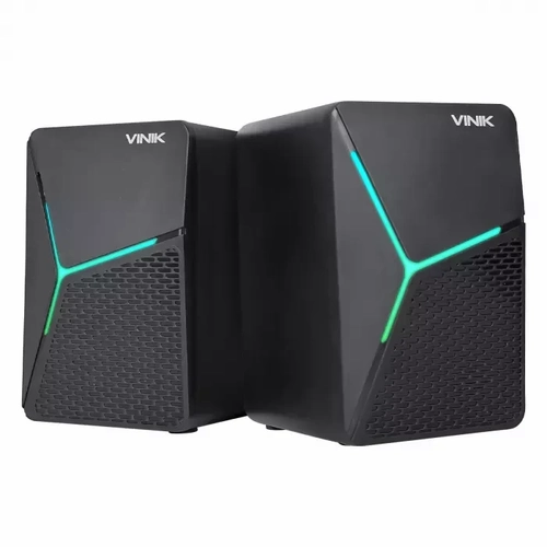 Caixa de Som Gamer Vinik Star 6w 2.0 Led Rainbow - Vspkg6wst