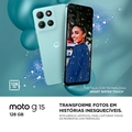 Smartphone Motorola Xt2521-2 G15 Azul 4gb 128gb - Pb6d0065br