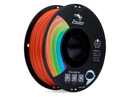 Filamento 3D Creality Ender PLA+ 1,75mm Laranja - 3301010307