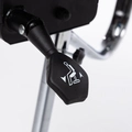 Cadeira Mocho Ergonômico Exclusiva 360° Graus Com Apoio e Suporte Cinza