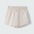 Shorts Clochard Bege Liso Hering - Feminino