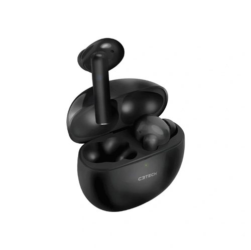 Fone de Ouvido, EP-TWS-60BK, Preto, C3Tech