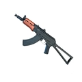 (Kit) Rifle AKS-74U 4.5mm Licenciada + Óculos de Proteção + 5 Cilindros de CO2 + Case + Tripé - (Kalashnikov)