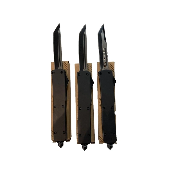 Canivete Abertura Frontal c/ Quebra Vidro (Preto)