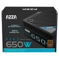 Fonte 650w PSAZ-650W 80 Plus Bronze Bivolt c/ cabo força - super ventilação silenciosa - Azza