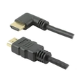 Cabo Hdmi 90° Gold 3m - 2.0 4k Hdr 19p