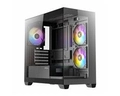 Gabinete Gamer Antec Cx300m Rgb Preto Lateral de Vidro Micro-atx/itx - 0-761345-10142-4
