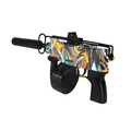 Rifle UZI Elétrico de Bolinhas de GEL Orbeez (Laranja)