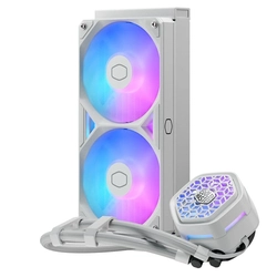 Water Cooler Masterliquid Atmos Ii Vrm 240 Argb Branco    Mlx-d24m-a25sz-vw