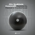 Bola de Pilates Suíça 65cm Para Exercícios Fortalecimento Muscular Tecnologia Anti Estouro Essencefit