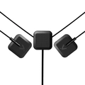 Antena Digital Interna y Hdtv 4 Em 1 Vhf/uhf/fm/hdtv Com Cabo 2,5 Metros Aquario Dtv-300