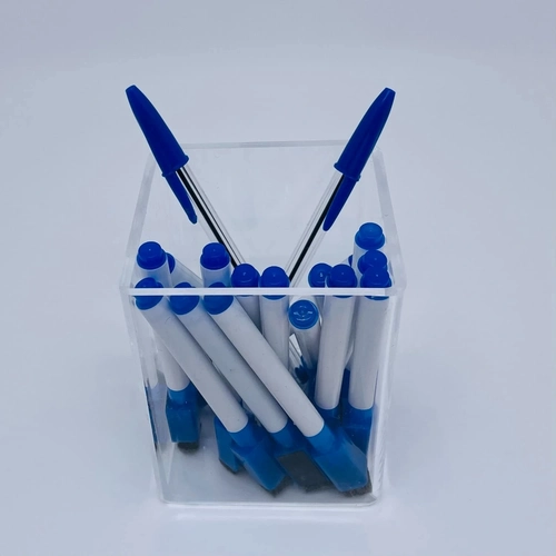 porta canetas - Logo alto relevo inicial ou desenho